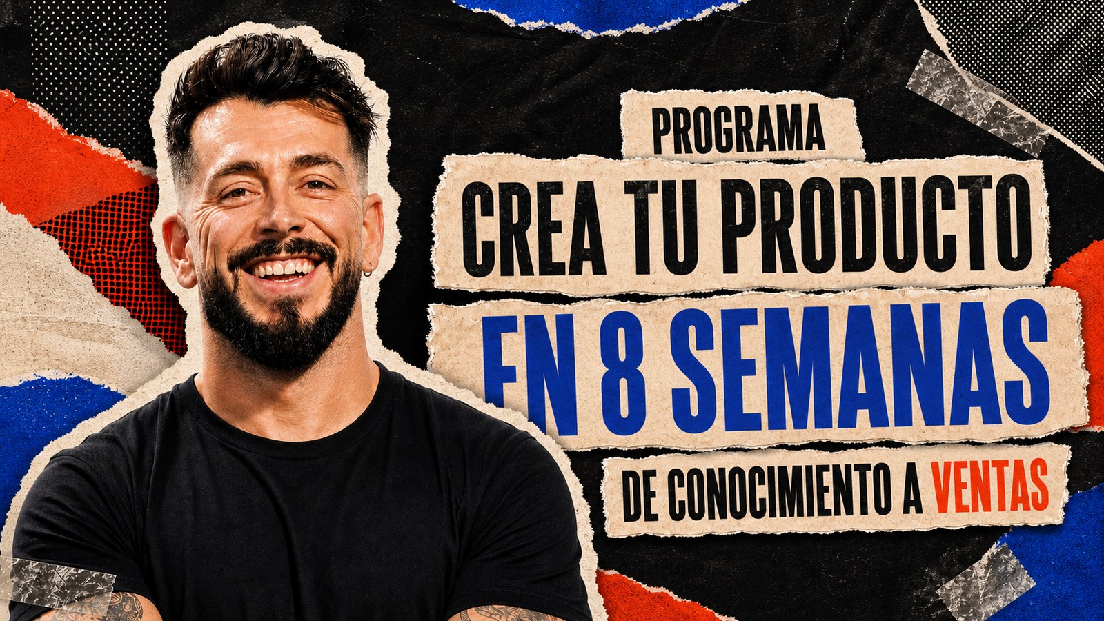Programa · Crea tu producto en 8 semanas · De conocimiento a ventas